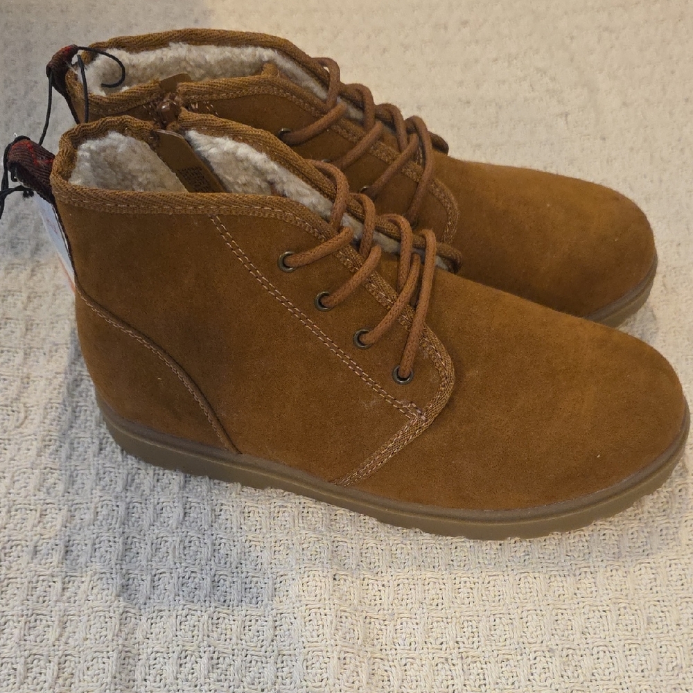 Boys Cat And Jack Brown Suede Boots